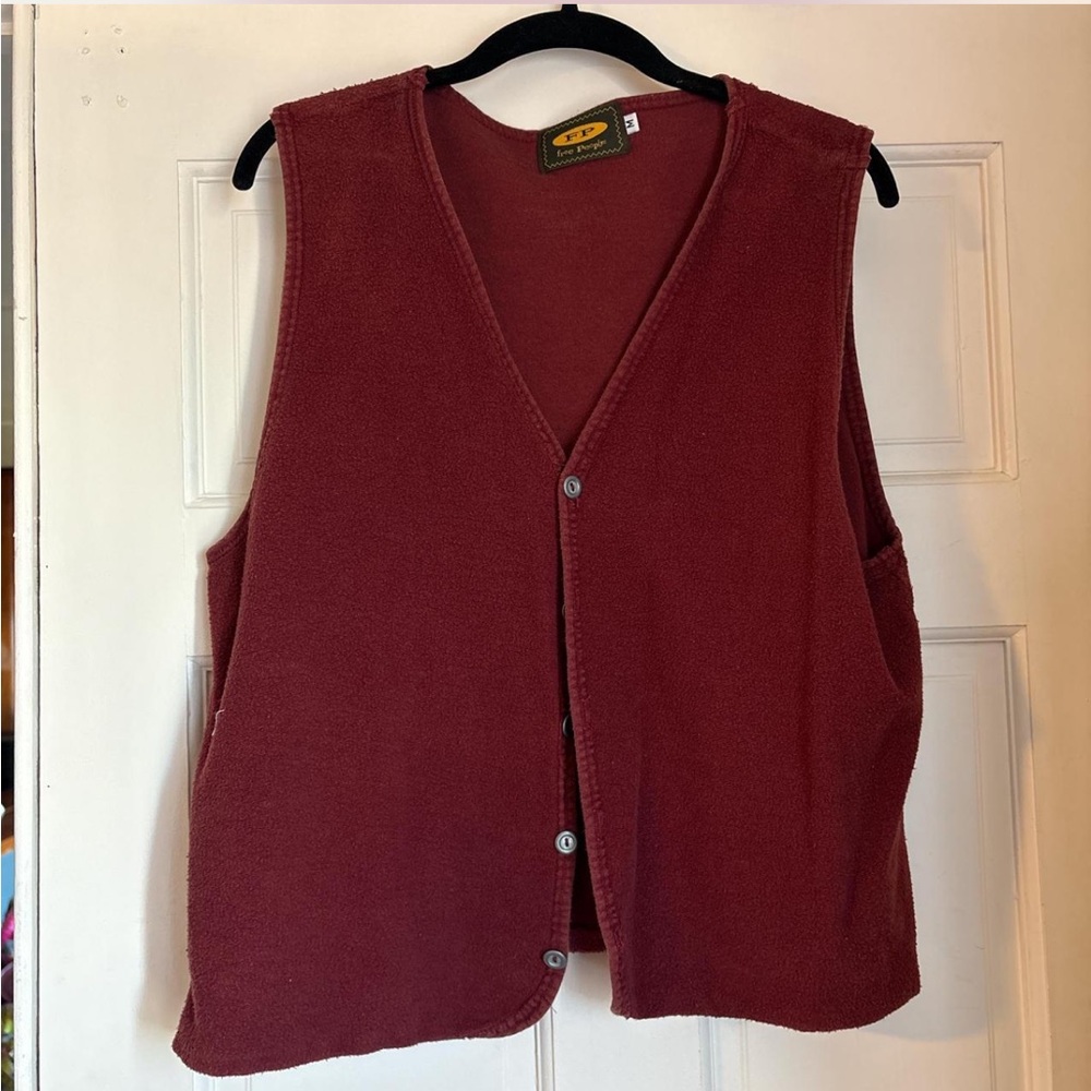 Vintage Free People vest from the 90s